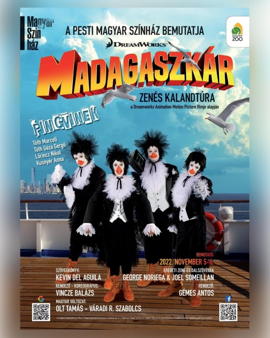 Madagaszkár musical Budapesten! Jegyek és szereplők itt!